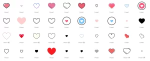 heart icons pack