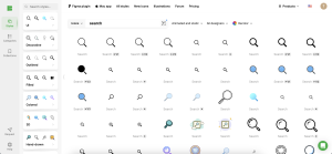 search icons