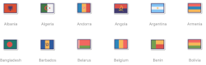 flag icons