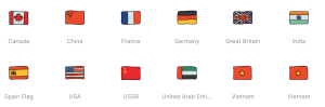 flag icons